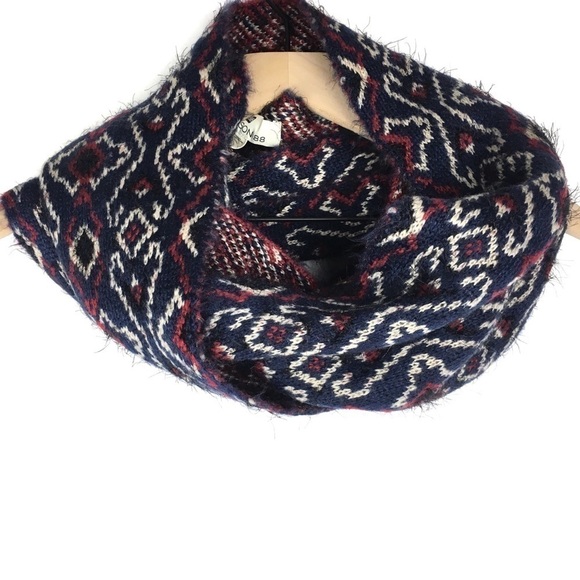 MADISON 88 Infinity Scarf Southwestern Boho Fringe Eyelash Soft Cozy Warm Thick - Picture 10 of 11